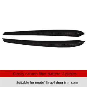 Fuxuan แถบตกแต่งประตู/Model3ประตูเหมาะสำหรับเทสลาอุปกรณ์ตกแต่งภายในรถ - Product Image 5