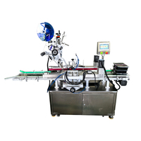 Machine d'étiquetage automatique de plateaux, étiqueteuse pour surfaces planes avec enveloppement inférieur et supérieur