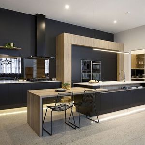 Planet American Style Luxury Design Solid Wooden Kitchen <strong>Cabinets</strong> With Kitchen <strong>Pantry</strong> Cupboards for Sale - Product Image 4