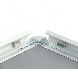 Marco a Presión para Pósteres de Esquina Redonda, Montado en Pared, de Aluminio de 32 mm, Perfil A1 A2 A3 A4 A0, para Interiores - Product Image 4
