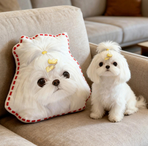 Oreiller personnalisé Xinrunjin, oreiller personnalisé avec photo de chat, oreiller personnalisé avec tête de chat, coussin humanoïde pour chien, cadeau de vacances - Product Image 1