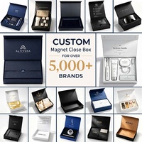 Boîte cadeau magnétique en papier rigide haut de gamme personnalisée avec insert en EVA pour collection de pièces d'or et d'argent et emballage de lingots