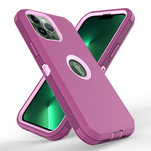 Étui de protection robuste de qualité <span class=keywords><strong>militaire</strong></span>, housse complète, protection arrière robuste pour <span class=keywords><strong>iPhone</strong></span> 14 /11 /12 <span class=keywords><strong>13</strong></span> - Product Image 3