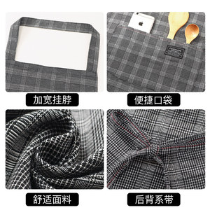 Grembiule da lavoro personalizzato con logo, in cotone, per cucina e casa, nuovo modello 2026, abbigliamento da lavoro giovanile, <span class=keywords><strong>vestiti</strong></span> Zhuo da donna per cucinare e mangiare. - Product Image 5