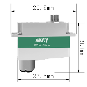 PTK 7308 MG-D 8G Factory DIY DLG Modelo X08 Engranaje Digital de Metal con Carcasa Metálica para RC, Piezas y Accesorios al por Mayor - Product Image 4