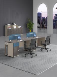 โต๊ะและเก้าอี้สำนักงานแบบโมดูลาร์ปรับได้ สไตล์โมเดิร์น สำหรับ 6 คน ทำจาก MDF ขนาด 3.6 เมตร รุ่นขายดี - Product Image 3