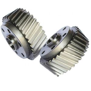 Engranajes helicoidales de acero de aleación de forja, rueda dentada recta, engranaje doble para automoción - Product Image 4
