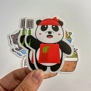 Etiqueta Adhesiva Personalizada, Impresión de Etiquetas Troqueladas, Adhesivo, Regalo para Niños, PVC, Logotipo, Etiqueta de Dibujos Animados - Product Image 1
