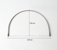 Qualité acier inoxydable grand U arc forme céramique poterie outil de sculpture coupe poterie outils boue métal fil coupe-boue