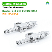 Coupelle de transfert d'empreinte dentaire en acier inoxydable compatible Osstem, à plateau ouvert, pour implant hexagonal interne, réutilisable, ODM