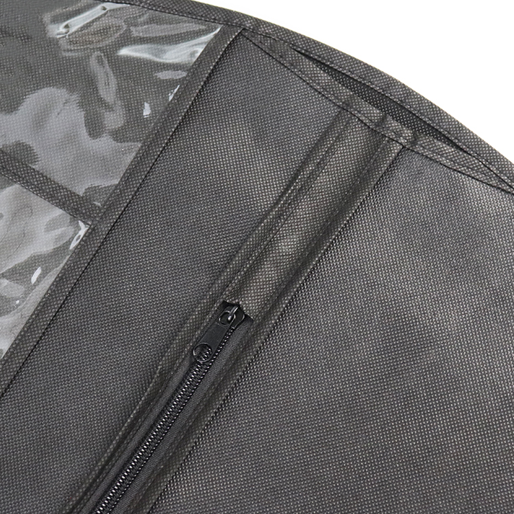 Custom logo reusable mens travel suit cover garment bags for hanging clothes