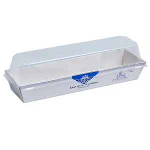 カスタム包装スイートボックス紙クリアデザートボックス透明スイートボックス