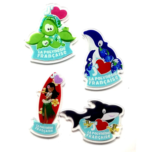 מגנטי מקרר מותאמים אישית בהדפסת UV, מגנטי מקרר מגומי רך בצורת חיות, מזכרות מגנטי מקרר אקרילי - Product Image 5