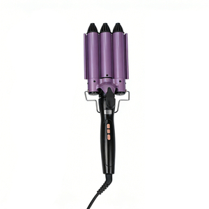 Rizador de Pelo de 3 Barriles, Ondulador Digital 120-200°C, 32MM, 125W, Doble Voltaje, Pantalla LCD, Control Inteligente, Monitoreo y Ajuste de Temperatura - Product Image 3
