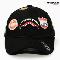 Gorra de Béisbol Personalizada OEM de 6 Paneles con Logotipo 3D Bordado e Impreso, 100% Algodón, Estilo Urbano, Cierre a Presión