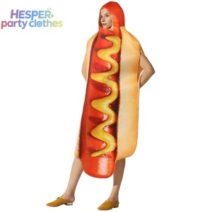 Disfraz de Hot Dog para Fiesta de Halloween de HESPER Factory Spot, Disfraz para Actuación en Escenario para Mujer, Material de Poliéster - Product Image 2