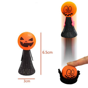 Nouveauté unisexe Fidget Squeeze printemps doigt poupée <span class=keywords><strong>EVA</strong></span> saut rebond elfe pour la fête d'halloween drôle soulagement du Stress Gag jouets Gadget - Product Image 2