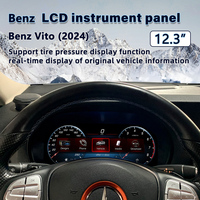 Panel de Instrumentos Digital para Mercedes Vito W447 2024, Pantalla LCD, Velocímetro Universal