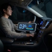 Sistema de Sensores de Aparcamiento para Automóviles, Radar de Aparcamiento en Marcha Atrás a Prueba de Agua con Pantalla LCD IP67