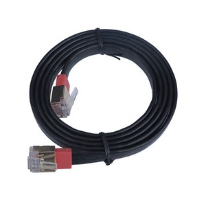 32AWG Copper Flat Cat7 Network <b>Patch</b> <b>Cable</b> Thin Flat Cat7 Rj45 <b>Cable</b> UTP - Product Image 1