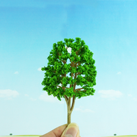 Fabricant d'arbres miniatures artificiels à l'échelle O HO N TT Z pour la mise en page de scènes de train de fabrication architecturale