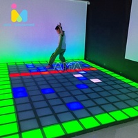 Système mené interactif de jeux de plancher de parc d'attractions de jeux populaires de pièce d'équipement pour le Game Center