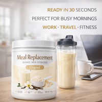 Mélange en poudre de shake substitut de repas à marque privée, nutrition équilibrée, 100% pur, soutien immunitaire, fabricant en gros