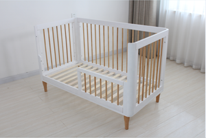 Cunas de Madera Maciza para Bebés en Estilo Moderno, Camas Infantiles para Colchones de Tamaño 140x70 cm, Cama de Madera para Niños - Product Image 4