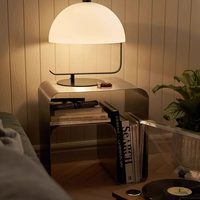 Table de chevet en acier inoxydable d'occasion, petite table d'appoint, meuble de rangement simple et moderne pour salon, aucun installation requise