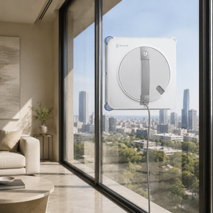 ECOVACS WINBOT W2S OMNI Nettoyeur de vitres sans fil, aspiration de 8000 Pa, batterie de 110 min, station portable 6-en-1, TruEdge - Product Image 1