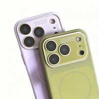 Coque de téléphone magnétique en silicone liquide original avec protection d'objectif pour iPhone 17 16 15 Pro Max – Vente en gros