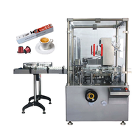 Machine d'emballage horizontale pour capsules de café, emballant 12 capsules de café dans une boîte en papier, machine d'emballage