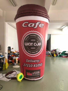 كوب قهوة ضخم قابل للنفخ للإعلان والترويج الفعال - Product Image 3