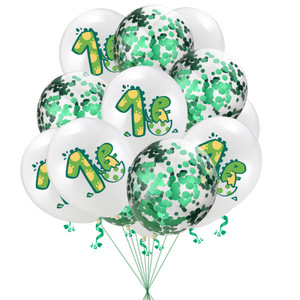 Palloncino in lattice di uovo di dinosauro <span class=keywords><strong>1</strong></span> <span class=keywords><strong>anno</strong></span>-Set di <span class=keywords><strong>palloncini</strong></span> per la prima festa di compleanno del bambino - Product Image 4