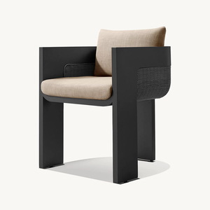 Ensemble de table et chaises de salle à manger d'extérieur en aluminium, ensemble de salle à manger de jardin en métal pour patio et hôtel - Product Image 2