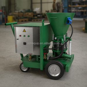 Máquina de Hormigón Proyectado en Seco Tipo Rotatorio de 4KW para Reparación de Hormigón Refractario y Soporte en Minería - Product Image 1