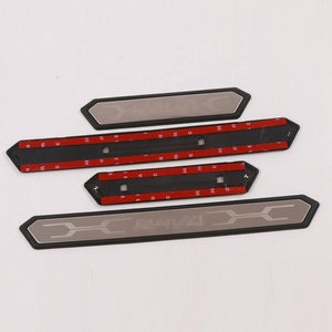 WZXD New Arrival Car Sliver Titanium <b>Door</b> Sill Guards <b>Door</b> Sill <b>Plate</b> Exterior Accessories for 2019 - Product Image 2