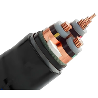 Câble d'alimentation blindé en cuivre isolé XLPE LSZH 0,6/1 kV, faible émission de fumée, zéro halogène, SWA STA IP67 -40°C~90°C pour projets souterrains