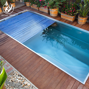 Cubierta de <span class=keywords><strong>Piscina</strong></span> Deslizante Automática para Piscinas Elevadas, Cubierta <span class=keywords><strong>Flotante</strong></span> de PC para Exteriores, Suministro del Fabricante 2025 - Product Image 3