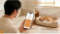 Traducteur de conversation humain-animal alimenté par l'IA, moniteur de santé cardiaque pour animaux de compagnie, collier intelligent, traceur GPS, stockage de mémoire 4G, ABS