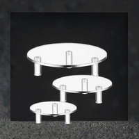 Présentoirs modernes en acrylique transparent écologique, supports pour parfums, bijoux, montres, desserts, présentoirs personnalisés pour perruques