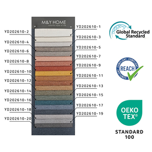 قماش تنجيد شنيل قابل للتنفس من البوليستر ، قماش صديق للأرائك والوسائس - Product Image 4