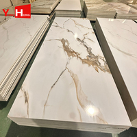 Panel de techo de mármol UV de PVC impermeable duradero de alta calidad para decoración de interiores de hospitales y villas