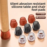 Nouvelles protections universelles épaisses en silicone pour pieds de table, coussinets de meubles en silicone, protège-pieds de chaise pour chaises et tables
