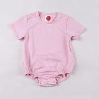 Nouvelle Combinaison Courte Personnalisée pour Bébé, en Coton Doux et Respirant, Essentielle au Quotidien pour Tout-Petits, avec Fermeture à Boutons-Pression