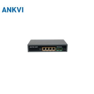 KU-6006F 6-Port Gigabit <b>PoE</b> <b>Switch</b> 4 <b>PoE</b>+2 SFP 30W/Port 72W 12G VLAN 802.3at/af - Product Image 1