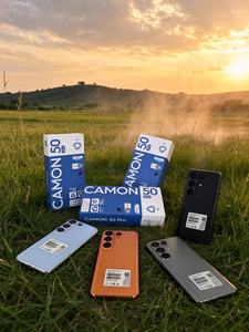 Nouveau smartphone 5G Camon 50 Pro 2026 avec écran micro-courbé, déverrouillage complet par reconnaissance faciale, 7,3 pouces – Lancement populaire du nouveau produit - Product Image 1