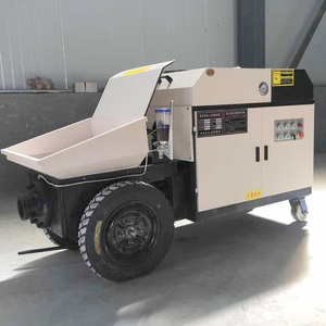 セメントモルタルスプレーポンプミニコンクリートポンプ機械 - Product Image 4