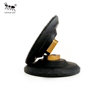 LITTLE ANT 4 pouces tampon de support à changement rapide strié en caoutchouc disque de polissage OEM adaptateur de support de polissage personnalisable
