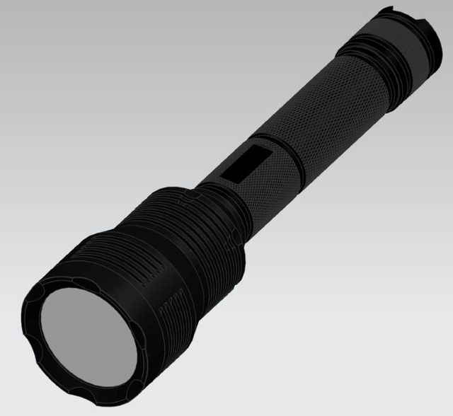 Optlaser High Quality Handheld Outdoor Bird Repellent Flashlight White Rechargeable Industrial Waterproof Aluminum Alloy